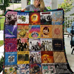 M310747 Jefferson Airplane Quilt Blanket  Quilt